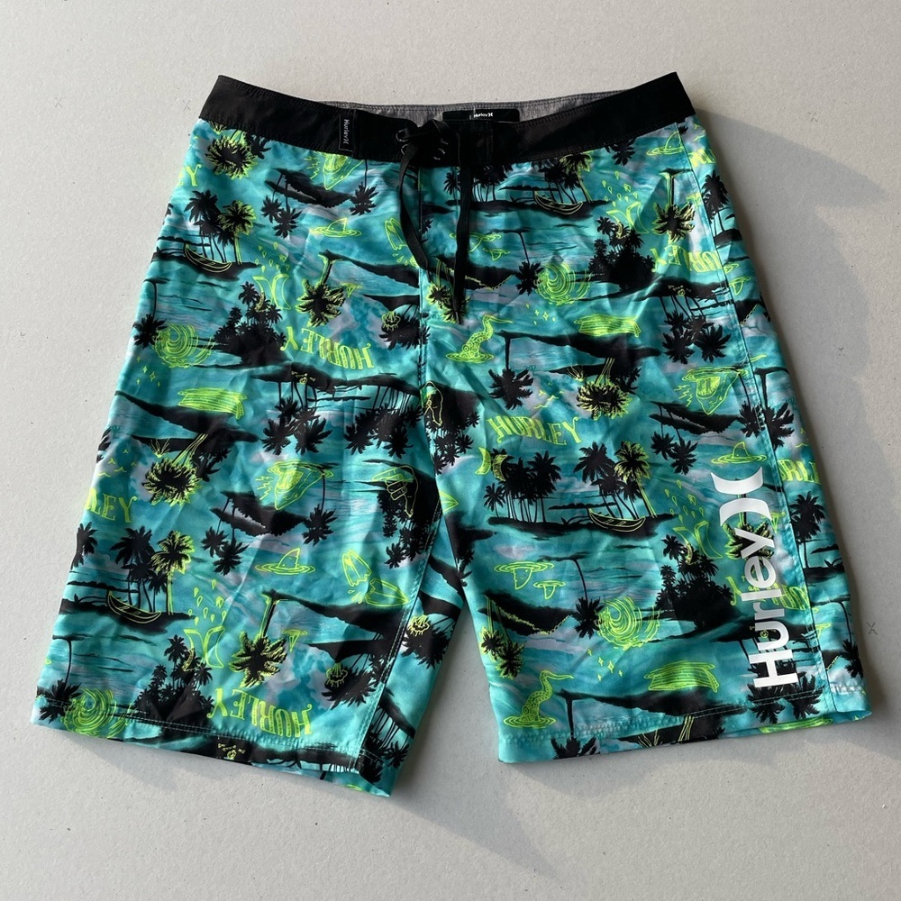 Hurley Tropical Drawstring Swim Trunks